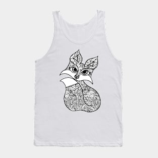 Fox Zentangle Tank Top